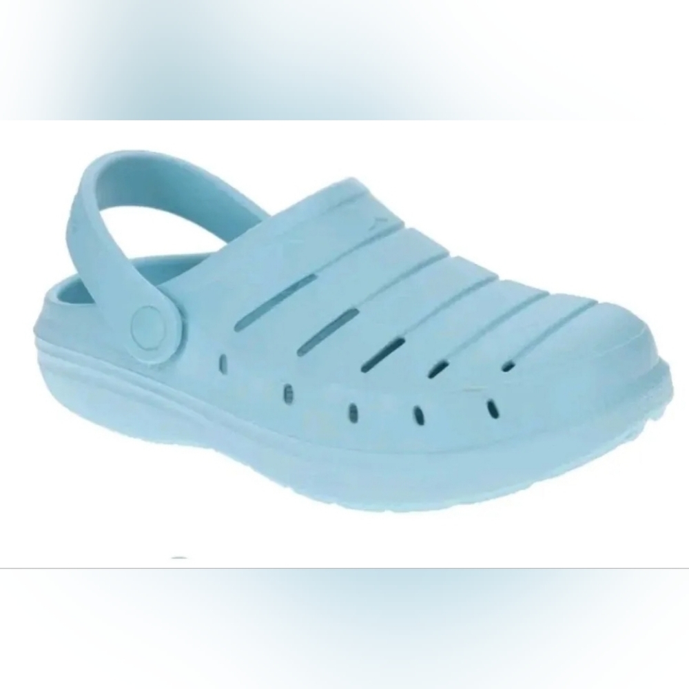 Rugged Shark Unisex Kids Comfort Clogs slip-on Shoes Stillwater‎ Blue. Size 12